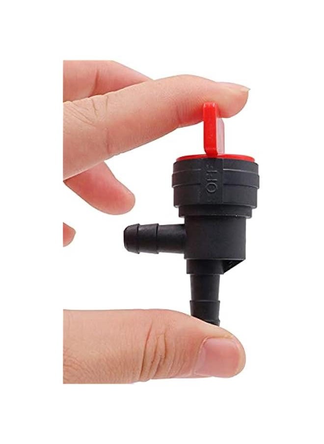Generic 90°Fuel Shut Off Valve,3PCS 1/4Line Gas Fuel Small Engine Shut Off valves Compatible with 494769 698181 494539 Gas Fuel shutoff valves Lawn Tractors.  - Image 3