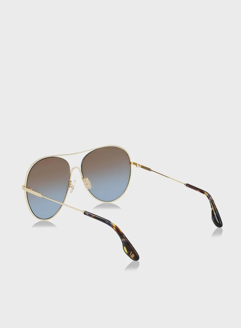 Victoria Beckham Vb131S Aviator Sunglasses