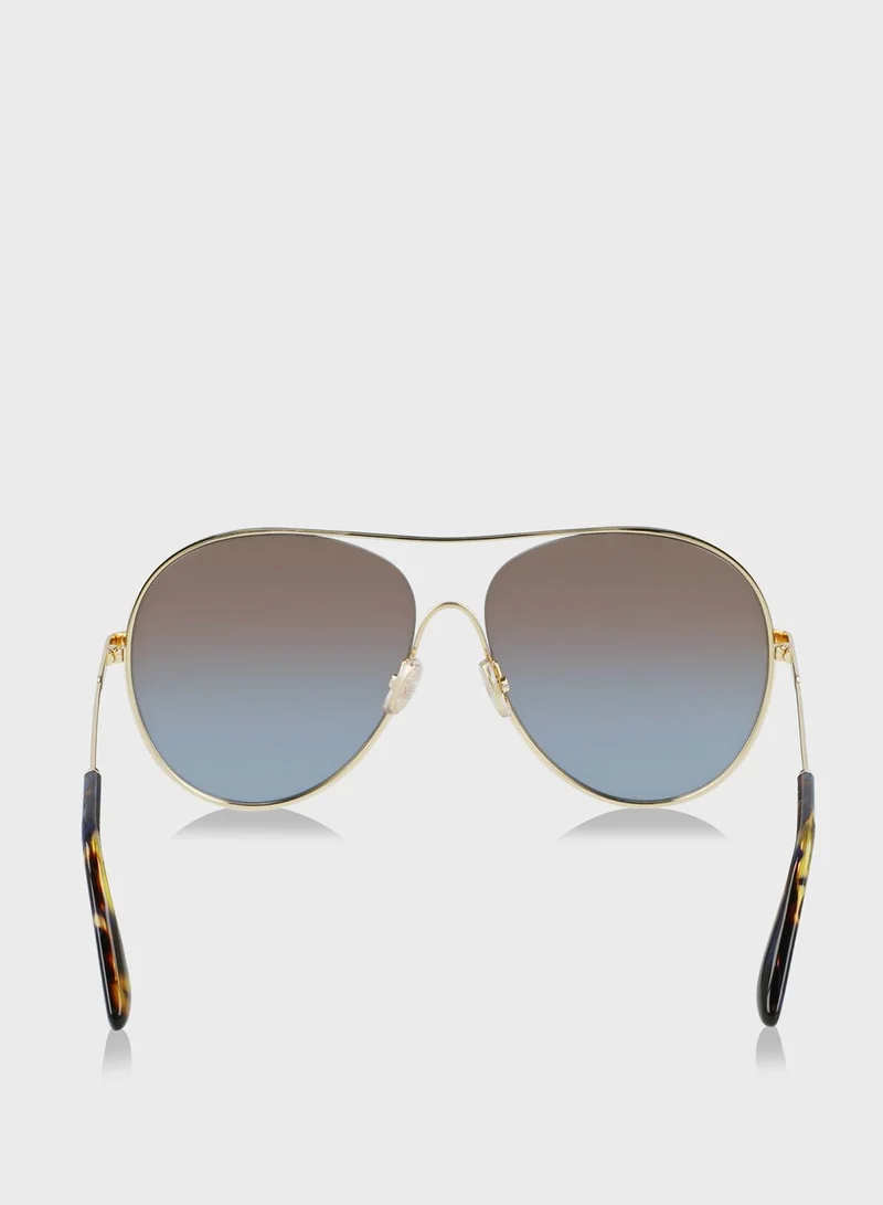 Victoria Beckham Vb131S Aviator Sunglasses