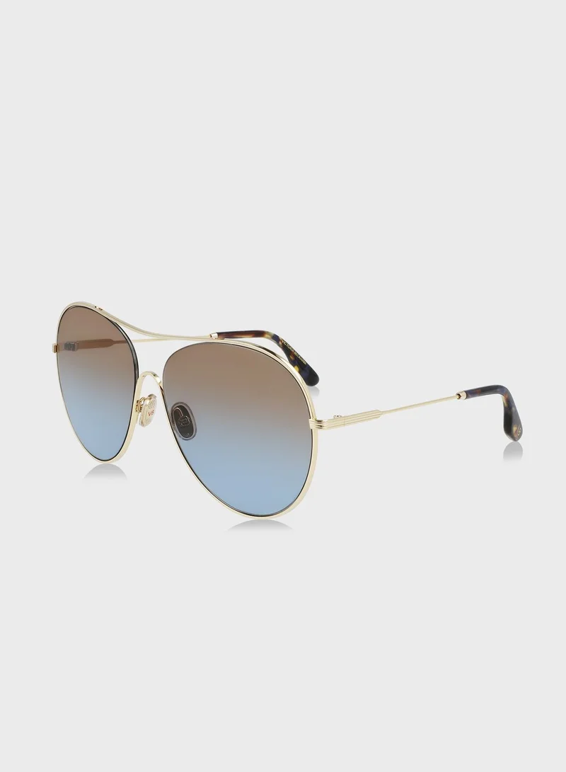 Victoria Beckham Vb131S Aviator Sunglasses
