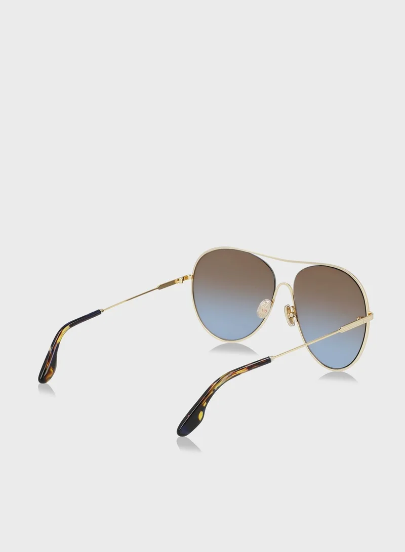Victoria Beckham Vb131S Aviator Sunglasses