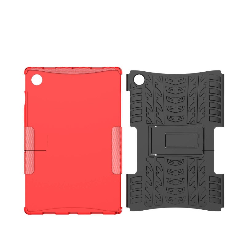 SK Red Samsung Tab Case Compatible with Samsung Galaxy Tab A9 Plus / Samsung Galaxy Tab A9 with Protective Cover Stand Function and Daily Tablet Carry - Image 4