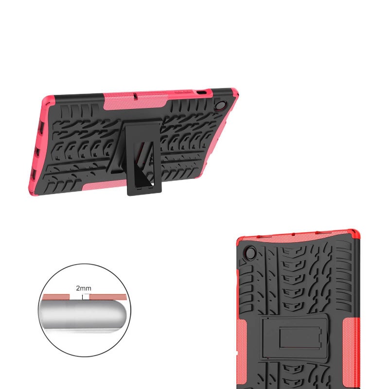 SK Red Samsung Tab Case Compatible with Samsung Galaxy Tab A9 Plus / Samsung Galaxy Tab A9 with Protective Cover Stand Function and Daily Tablet Carry - Image 3