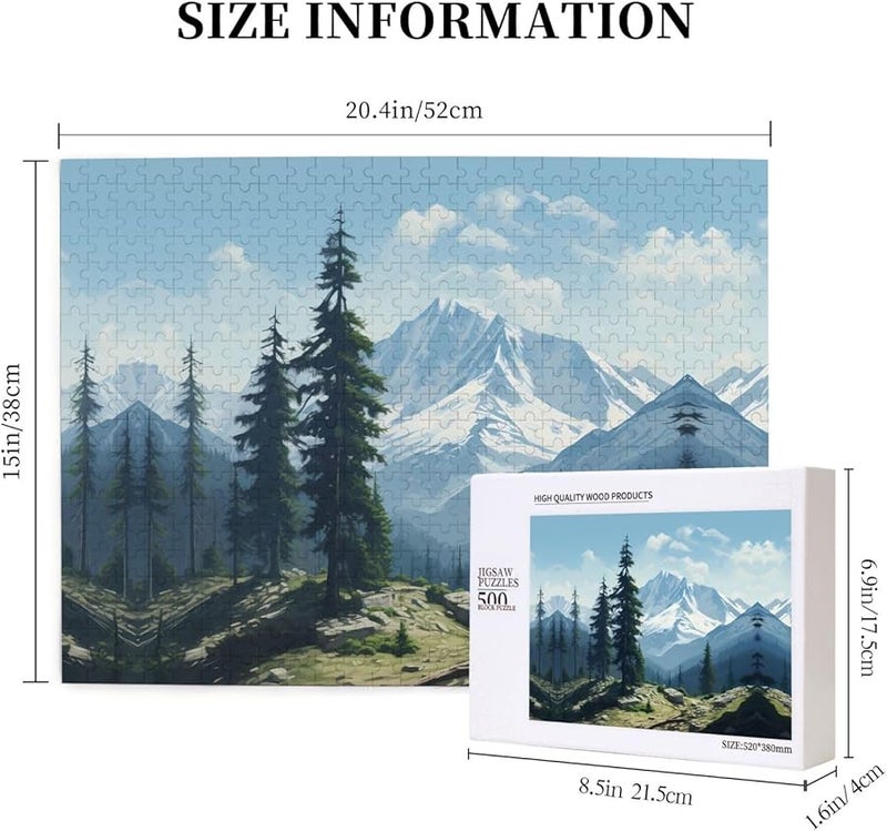 تمثال فيايا قبر لغز اللغز 500 قطعة للبالغين ديكور المنزل 20.4 × 15 بوصة - Image 5