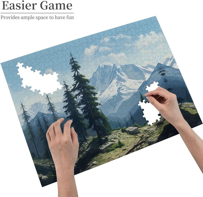 تمثال فيايا قبر لغز اللغز 500 قطعة للبالغين ديكور المنزل 20.4 × 15 بوصة - Image 4