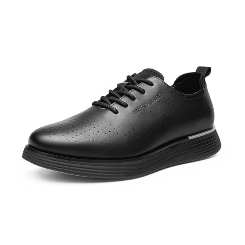 Bruno Marc Men's MaxFlex Fashion Dress Sneakers Oxfords Classic Casual Shoes,Size 13,Black,SBOX2318M,Size 13,Black,SBOX2318M - Image 1