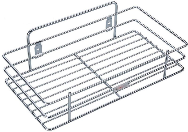 ShopoBox Stainless Steel Multipurpose Single Storage Rack/Shelf for Kitchen, Bathroom (Silver) - Image 5