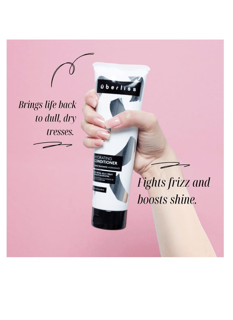 UBERLISS Hydrating Conditioner 8.45oz - Nourishes Dry Hair - with Ceramides and Fruit Extracts - For Soft Healthy Hair  - Image 3