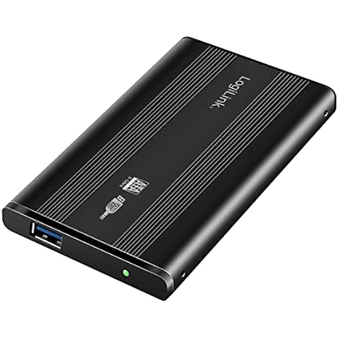 Logilink 2.5 INCH USB 3.0 SATA EXTERNAL ENCLOSURE - BLACK - Image 1