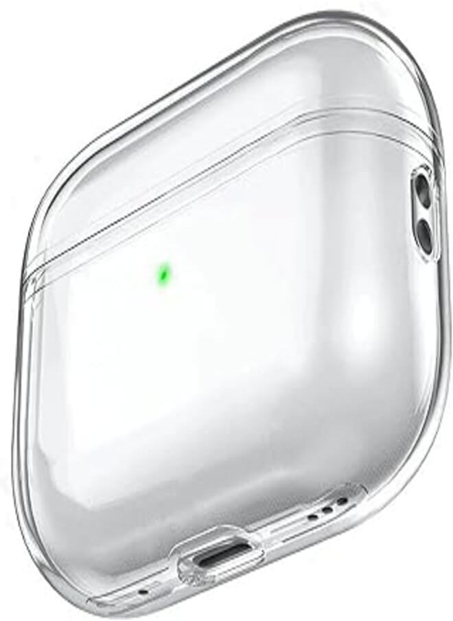 USTIYA USTIYA Case for AirPods Pro 2nd Gen 2022 Clear Protective Cover Transparent Key Chain Strap Protection Wireless Charging funda 