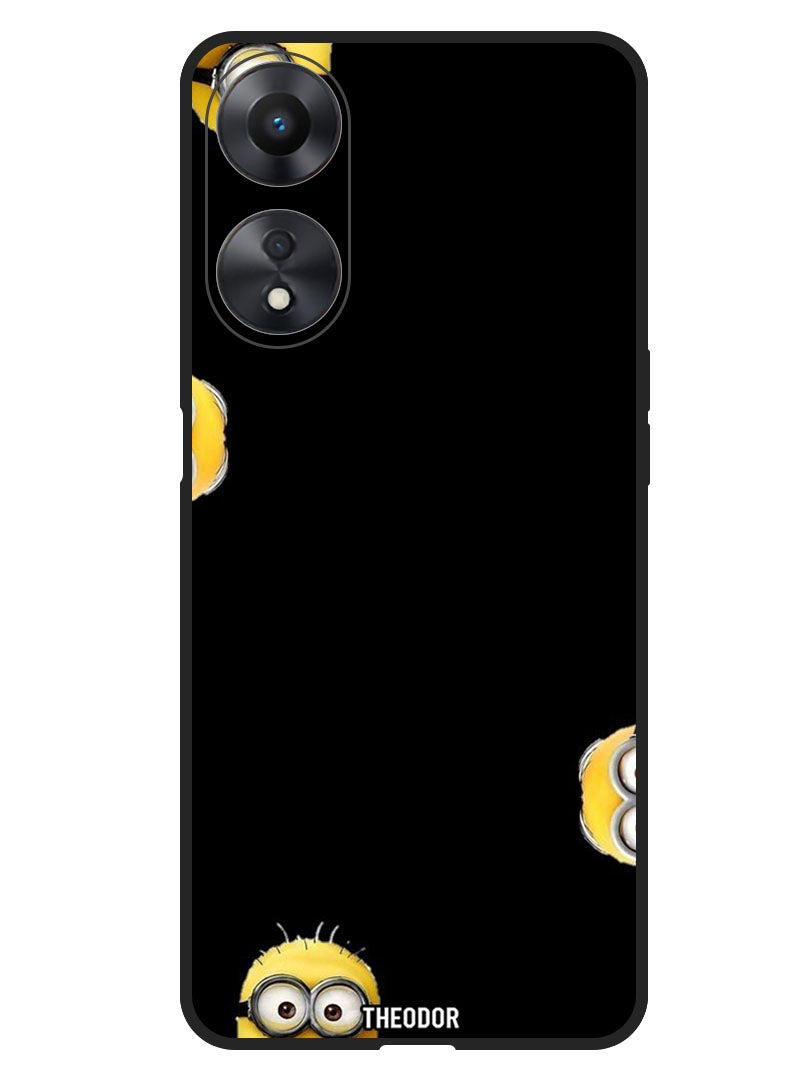 Theodor Protective Case Anti Scratch Shock Proof Bumper Cover For Oppo A98 Minions - Image 1