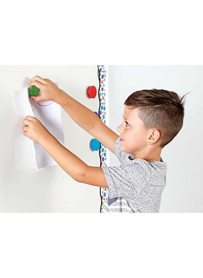 Learning Resources Super Strong Magnets 4 Vibrant Colored Magnets Hang On Whiteboards Or Refrigerators  - Image 4