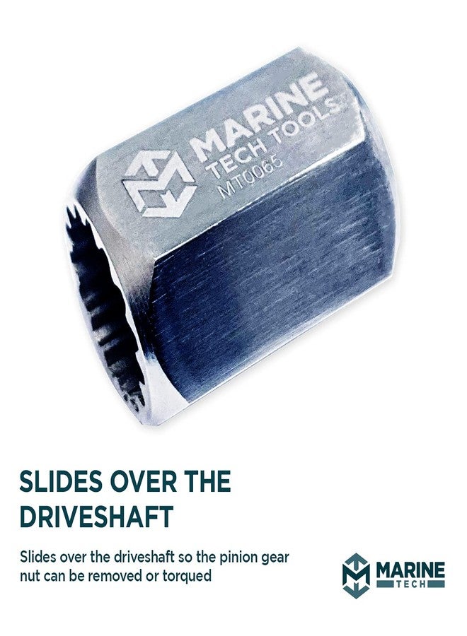 M Marine Tech Tools Marine Tech Tools Bravo 1 Drive Shaft Adapter 91-61077T, Fits Propeller Shaft on Alpha One/Gen II, Bravo One & TRS Drive Unit, Bravo Drive Shaft Adapter - Image 2