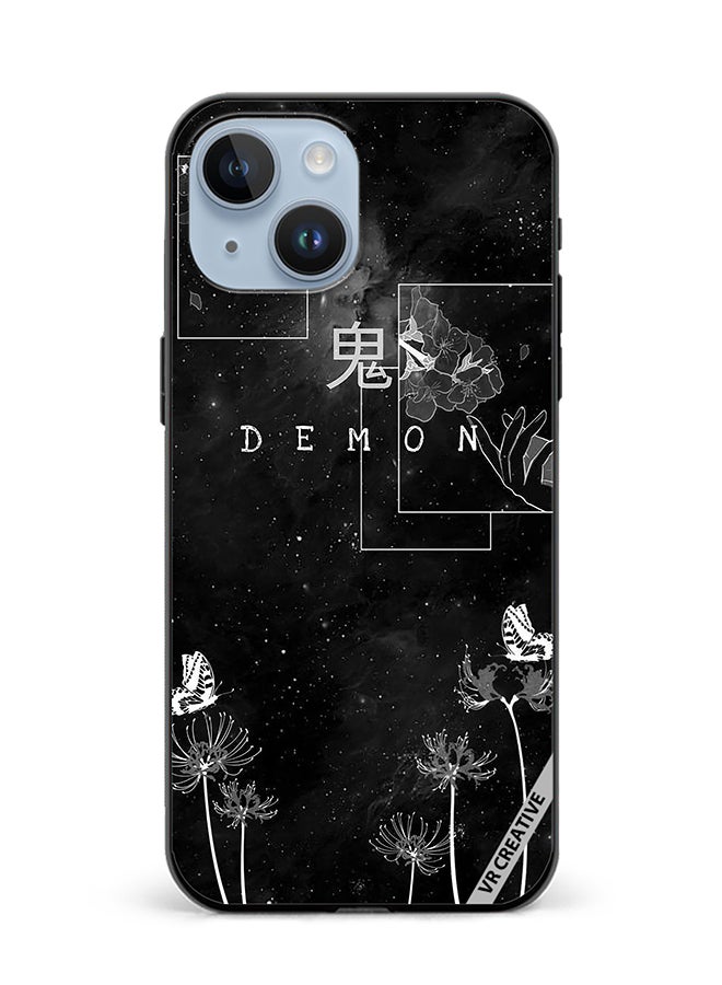 VR CREATIVE Protective Case Cover For Apple iPhone 15 Demon Design Multicolour - Image 1