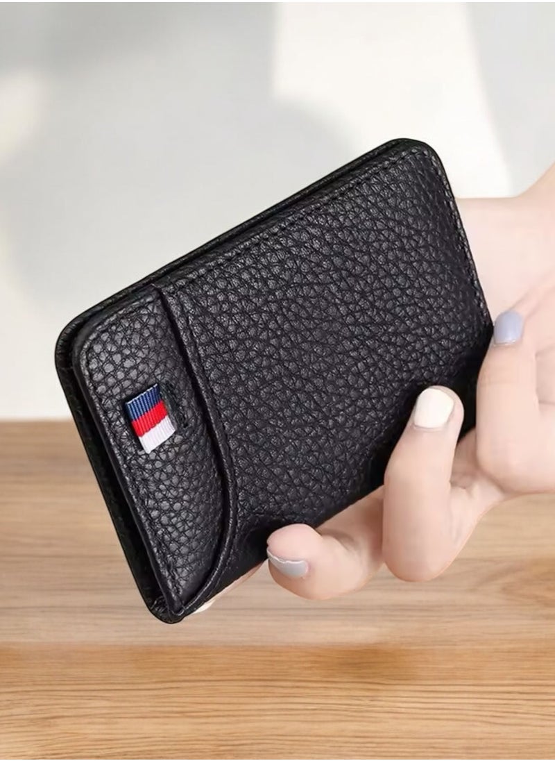 Small Size Card Holder For Men Contains 9 Card Slots