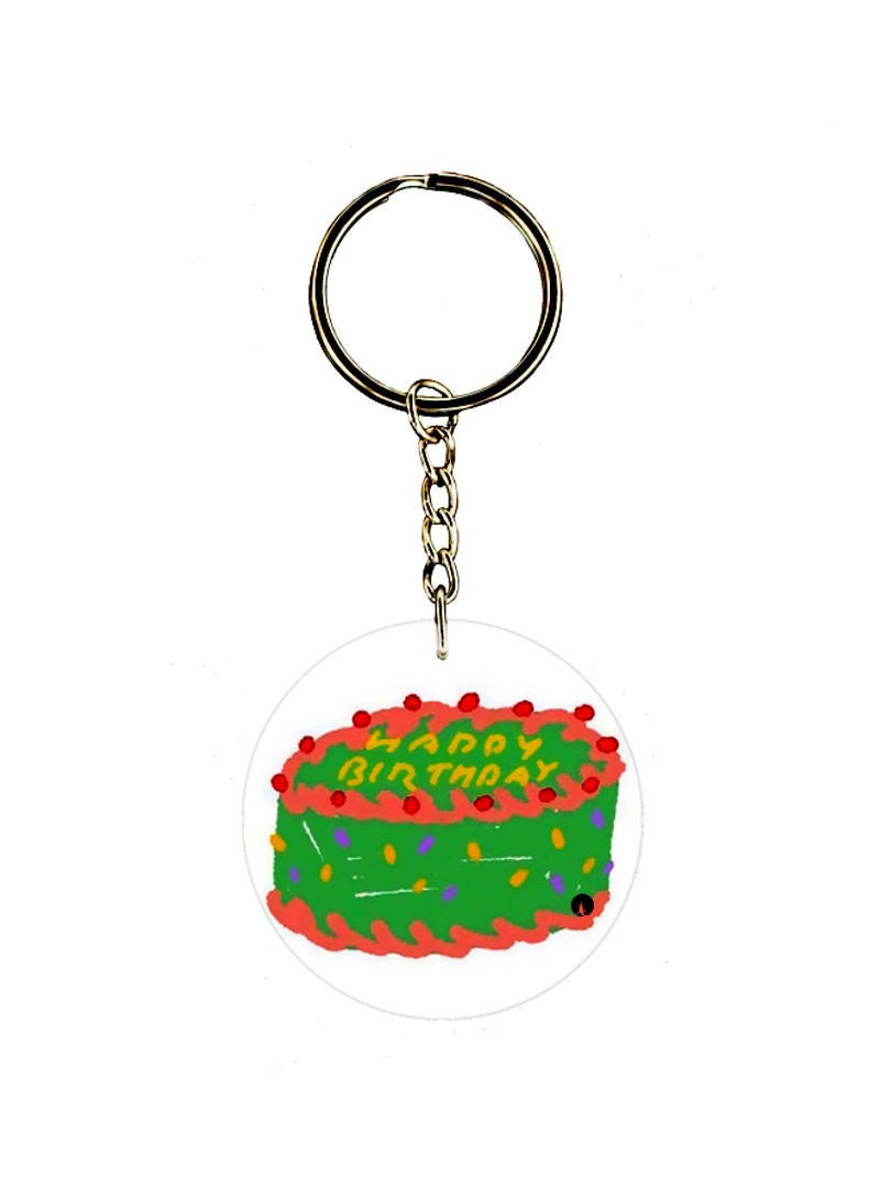 Cartoon Printed Keychain