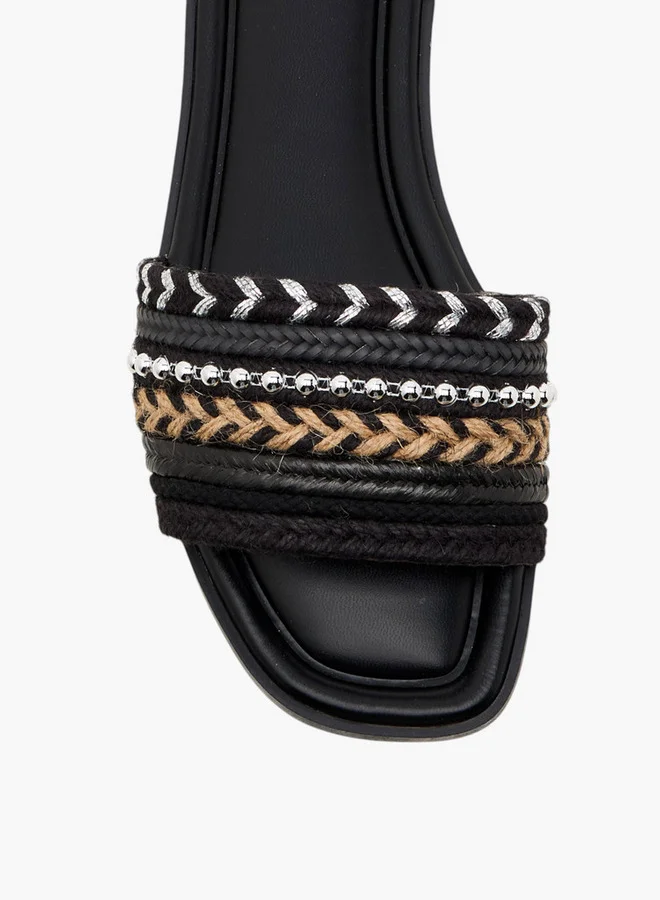 Celeste Women's Embellished Slip-On Flat Sandals