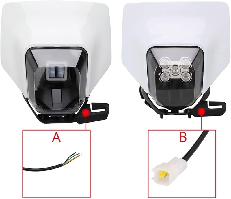 DEMULAX Motorcycle Headlight for Dirt Bikes - Image 3