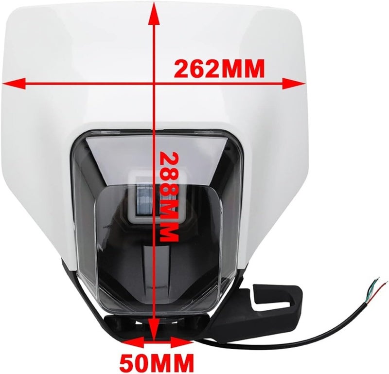 DEMULAX Motorcycle Headlight for Dirt Bikes - Image 2
