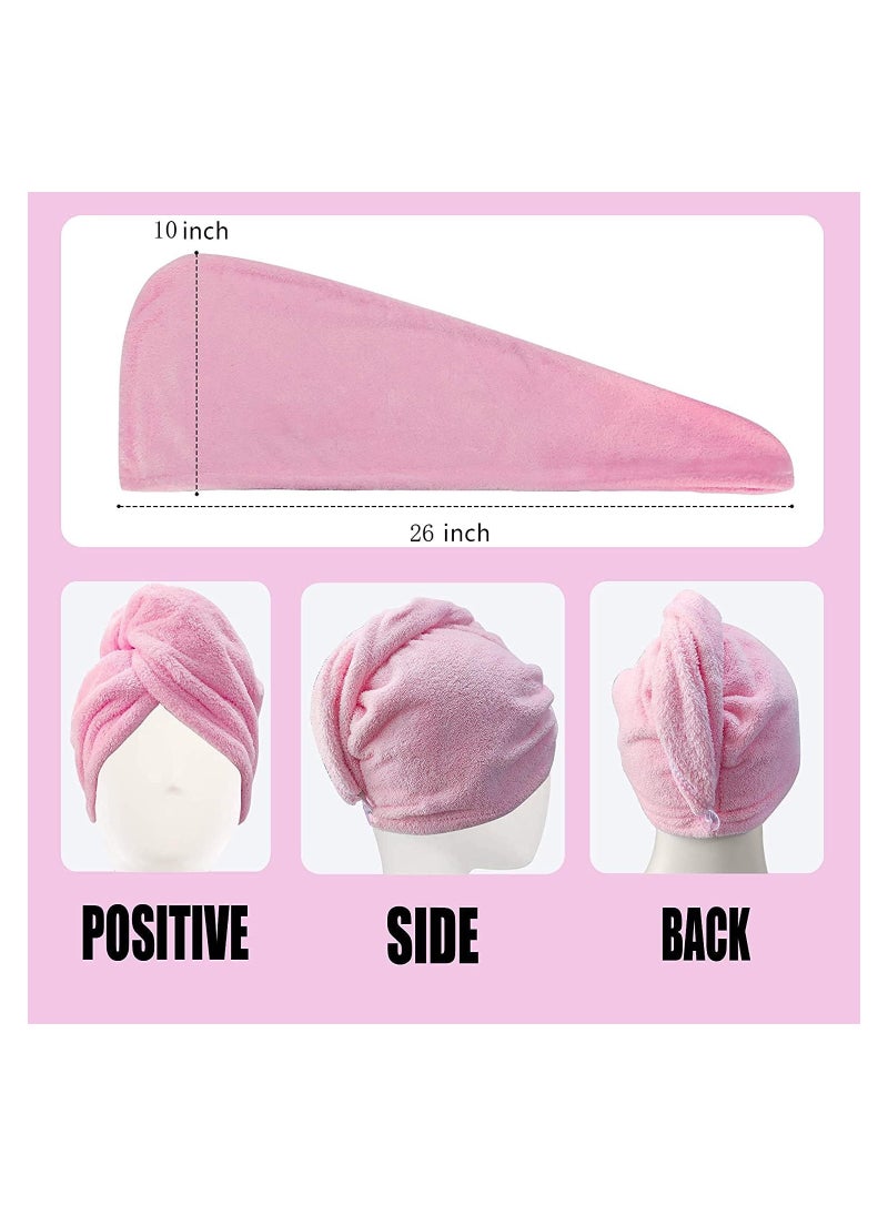 NNEWVANTE Microfiber Hair Towel for Curly Hair Turbans for Wet Hair Drying Towels Fast Dry Hair Towel Wrap for Women 26 Inch10 Inch…  - Image 2