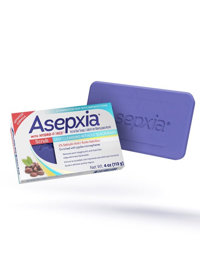 Asepxia Deep Cleansing + Moisturizing Acne Treatment Bar Soap with Cucumber Extract and Salicylic Acid, 4 Ounce - Image 1