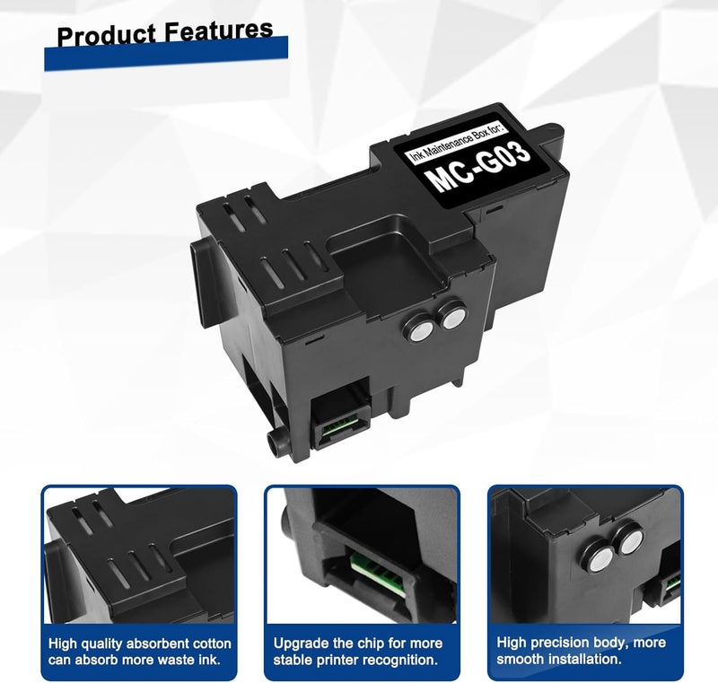 ANG MC-G03 Maintenance Cartridge MCG03 Compatible for Canan GX4030 GX3040 GX4040 GX3050 GX4050 GX3070 GX407 GX4080 GX3080 GX4020 GX3020 Printers - Image 5