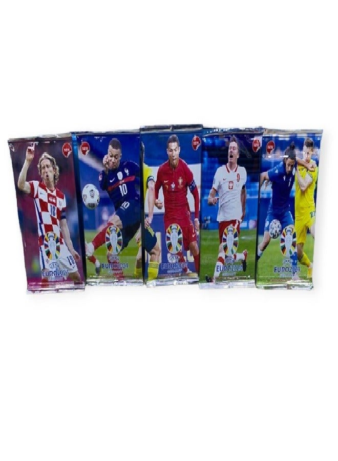 UEFA EURO 2024 GERMANY player Cards Trading Cards x5 Packs 40 PCS - Image 1