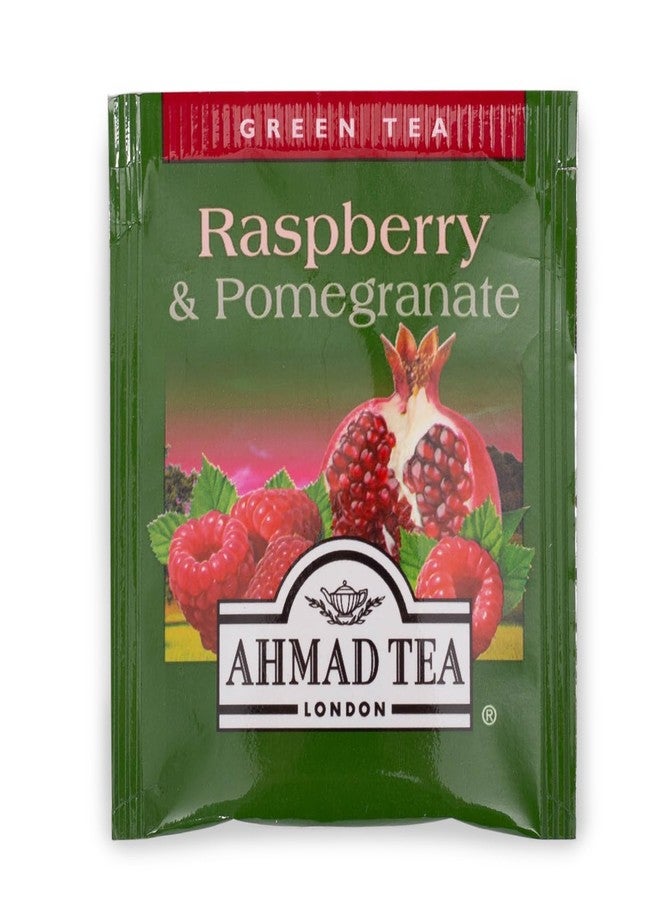 Ahmad Tea Ahmad Raspberry & Pomegranate Flavoured Green Tea with Fruit Pieces 20 Bags - Image 5