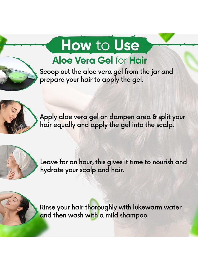 كازيما جل الصبار ٥٠٠ غرام (شفاف) للوجه والبشرة والشعر - Image 2