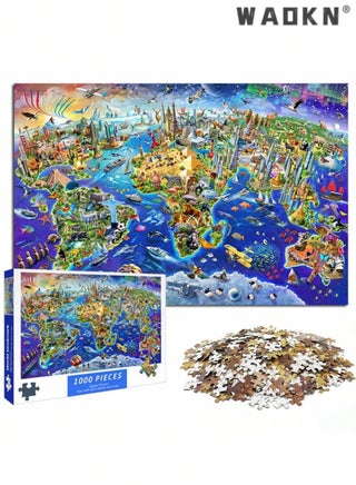 Decompression Puzzles/Adult Puzzles, 1000 Pieces, World Landmark Landscape Puzzle, Home Decoration, Creative Crossword Game, Children Educational Gift Home Decor Suitable For Friends And Family - pzsku/Z70D099E0D7582A7EB101Z/45/_/1730186834/6b2f5d0f-fdf2-4119-bef8-46c2a4d1b71c