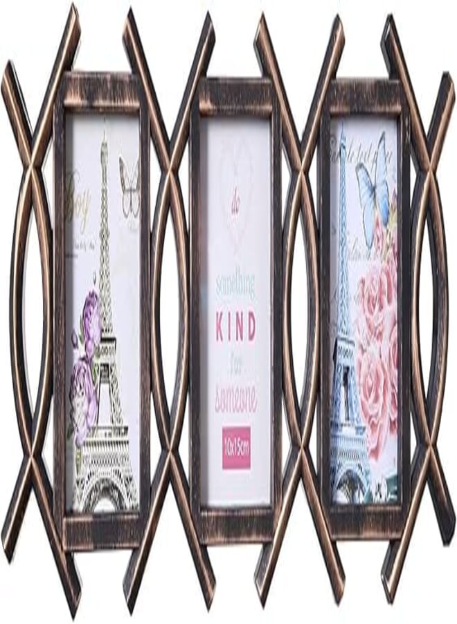 El Maayergy Photo Frame 10X15 Cm, Wood - Multi Color