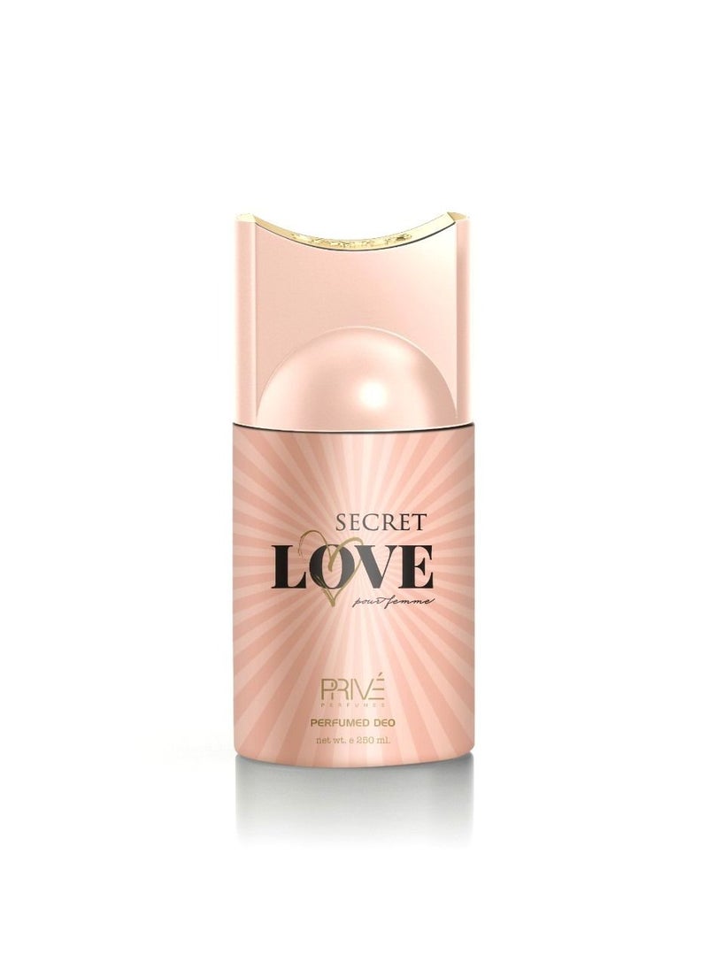 PRIVE Prive Secret Love Deodorant Spray 250ml 
