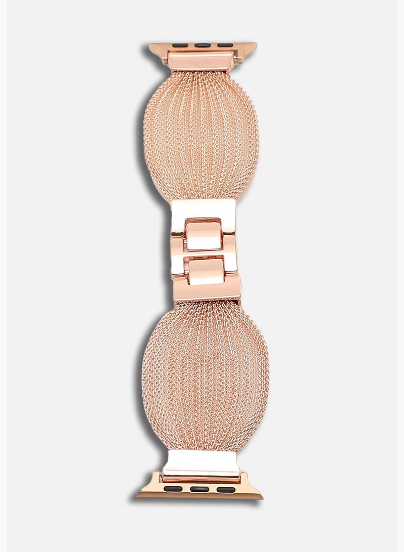 Haute Sauce Solid Stainless Steel Apple Watch Strap For Women | 38mm/40mm/41mm - Image 4