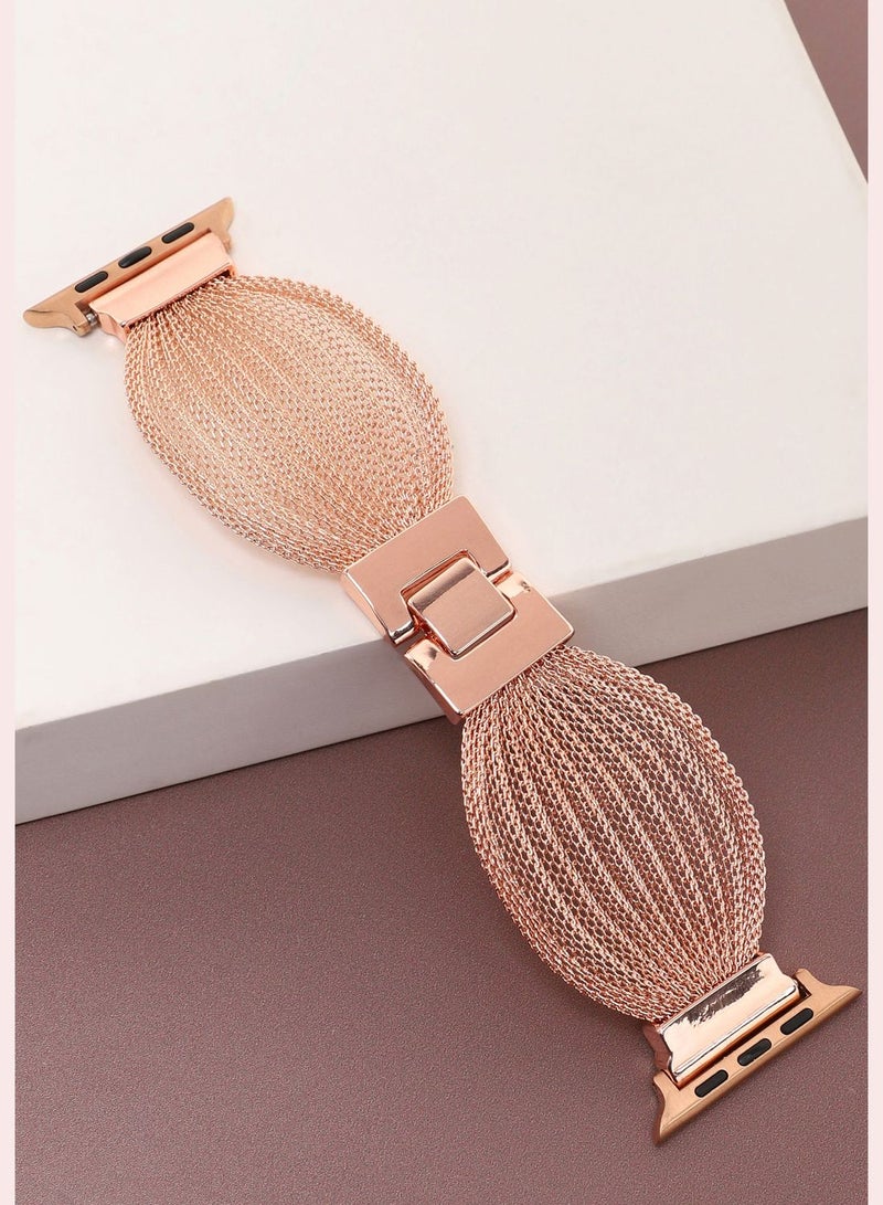 Haute Sauce Solid Stainless Steel Apple Watch Strap For Women | 38mm/40mm/41mm - Image 2