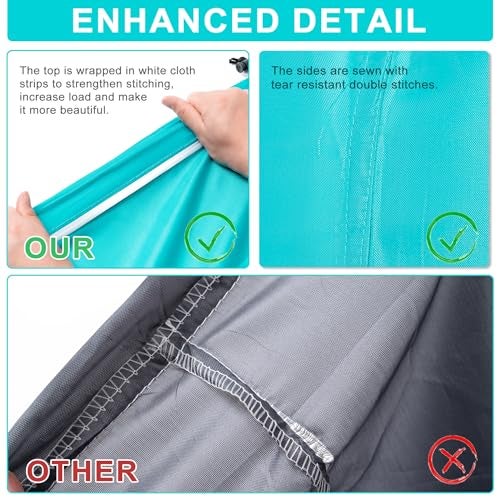 Aegero 2 Pack XL Travel Laundry Bag, Machine Washable Dirty Clothes Organizer with Drawstring,Large Enough to Hold 4 Loads of Laundry, Easy Fit a Laundry Hamper or Basket Travel Essentials 24" x 36" - Image 2