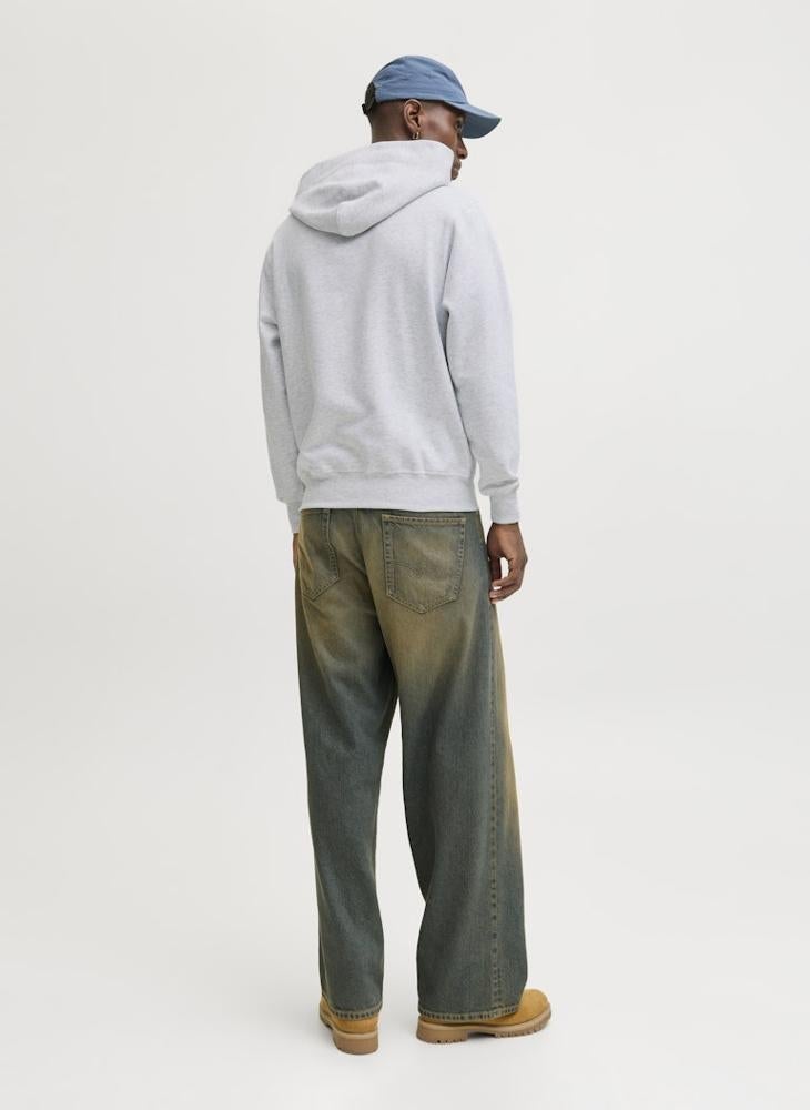 JACK & JONES Text Print Regular Fit Hoodie - Image 2