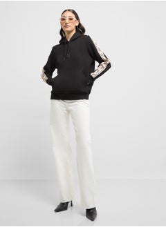 GUESS Drawstring Pocket Detail Hoodie  - Image 4