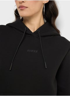 GUESS Drawstring Pocket Detail Hoodie  - Image 3