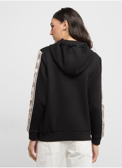 GUESS Drawstring Pocket Detail Hoodie  - Image 2