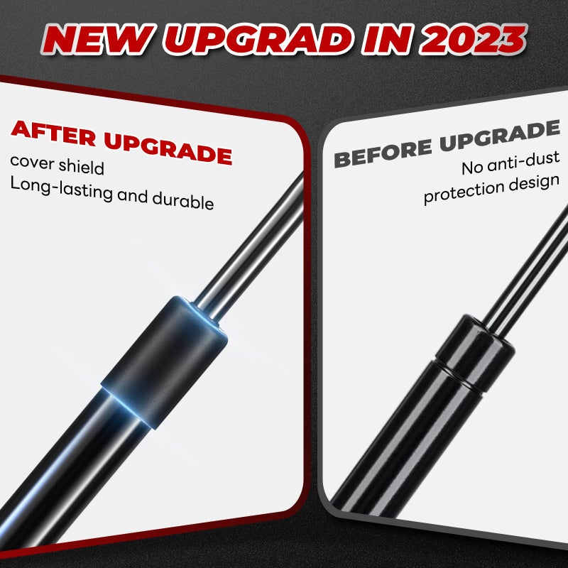 Vepagoo 2 Front Hood Gas Struts Lift Supports 4364 Compatible for 2002-2010 Dodge Ram 1500/2500/3500/4500/5500 Spring Shocks, 2pcs (1pair) - Image 4
