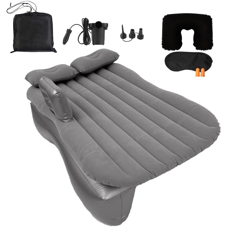 Onirii Inflatable Car Air Mattress Back Seat Bed with Air Pump,55 "x 35" Portable Thickened Car Travel Camping Sleeping Air Mattress Blow Up Bed for Car Universal SUV - Image 2
