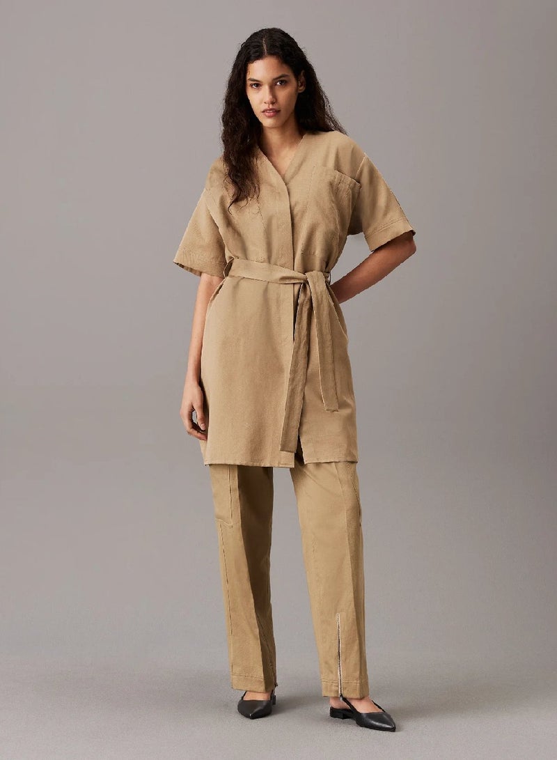 CALVIN KLEIN Relaxed Tailored Cargo Trousers - Image 5