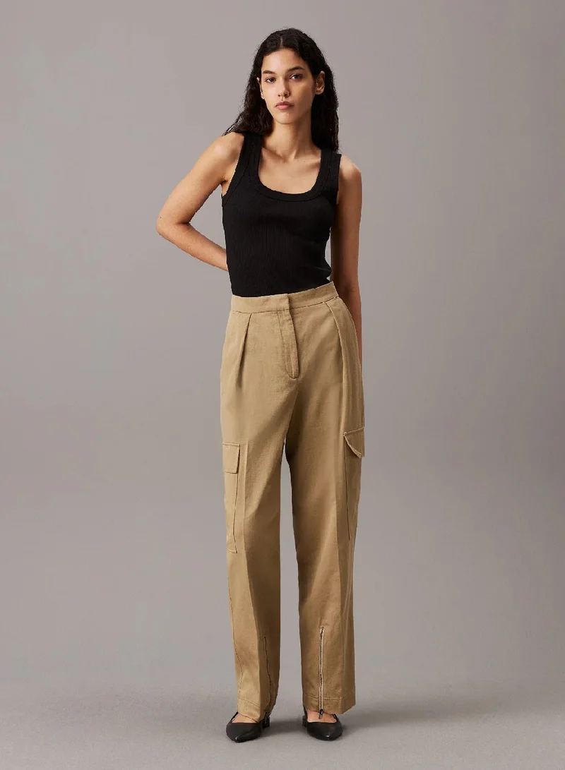 CALVIN KLEIN Relaxed Tailored Cargo Trousers