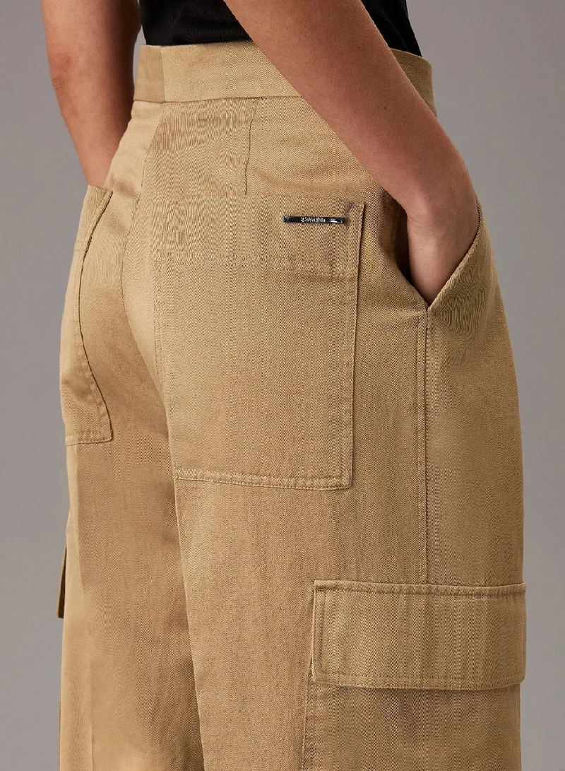 CALVIN KLEIN Relaxed Tailored Cargo Trousers