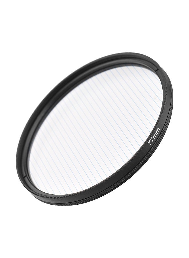 77mm Blue Streak Lens Filter Special Effects Anamorphic Optical Glass Filter for DSLR Cameras  - Image 4