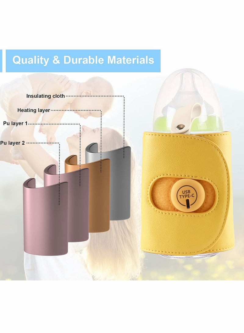 Portable Baby Bottle Warmer Bag, Insulated Cover for Car Use, USB Compatible Baby Bottle Insulator - Image 3