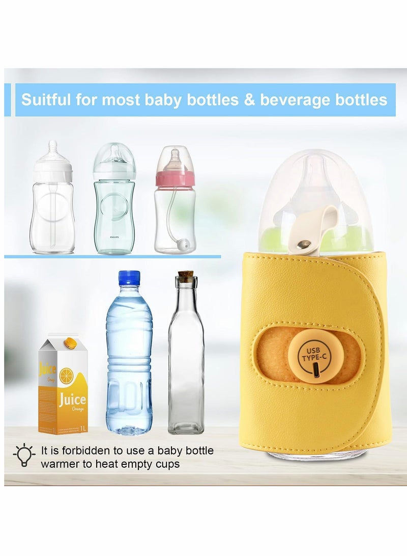 Portable Baby Bottle Warmer Bag, Insulated Cover for Car Use, USB Compatible Baby Bottle Insulator - Image 2