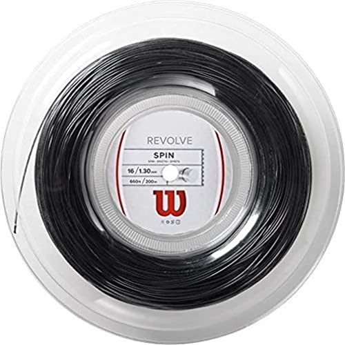 Wilson Revolve 16 Tennis String - Set, Black - Image 1