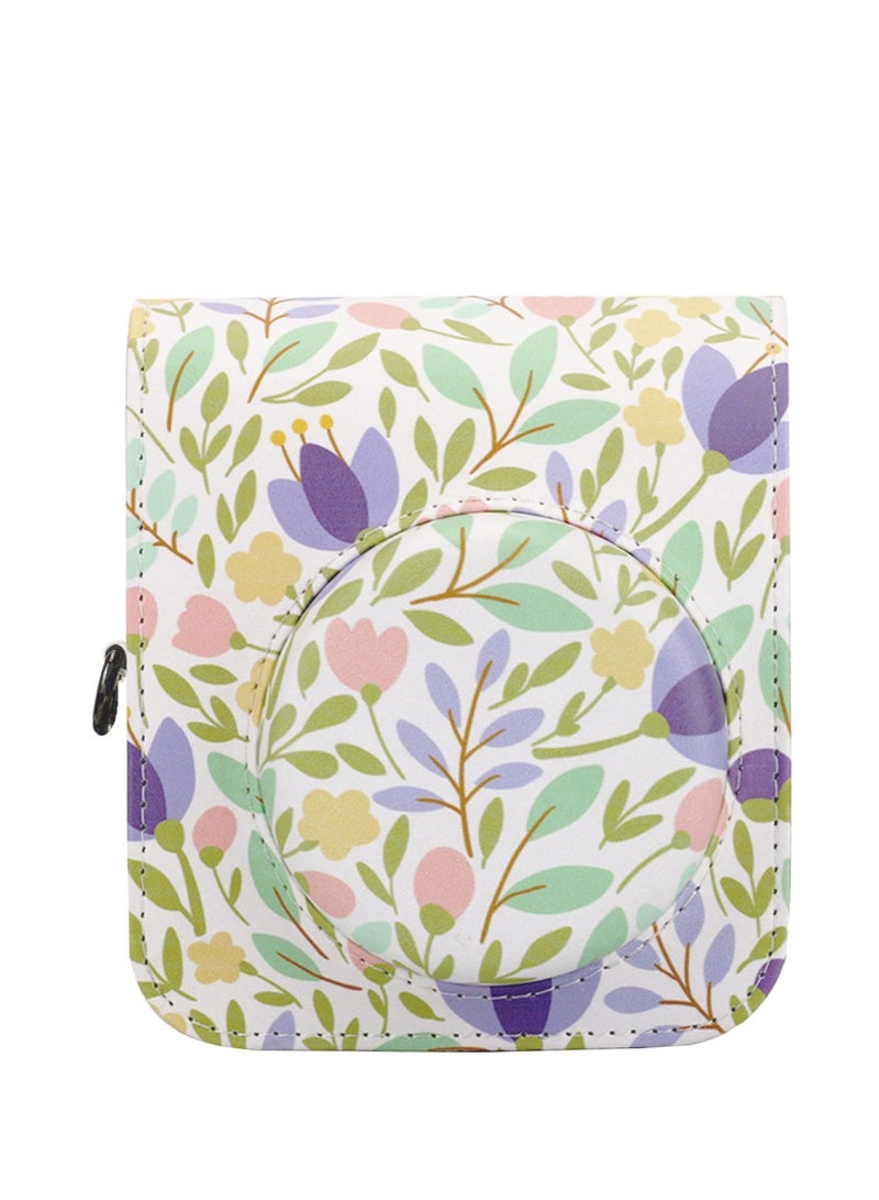 Captaintech Protective Case Compatible with Fujifilm Instax Mini 12, Case for Fuji Instax Mini 12, with Accessory Pocket and Adjustable Strap Present to Friends and Families - Image 1