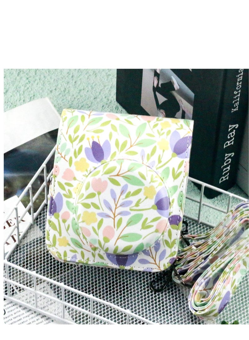 Captaintech Protective Case Compatible with Fujifilm Instax Mini 12, Case for Fuji Instax Mini 12, with Accessory Pocket and Adjustable Strap Present to Friends and Families - Image 4